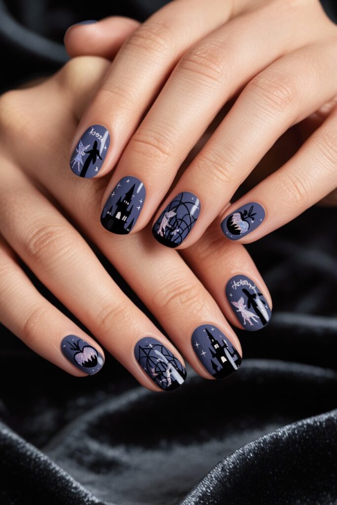 Dark Fairy Tale Nails