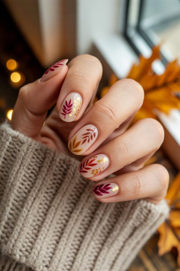 Leaf Prints and Autumn Hues 🍂