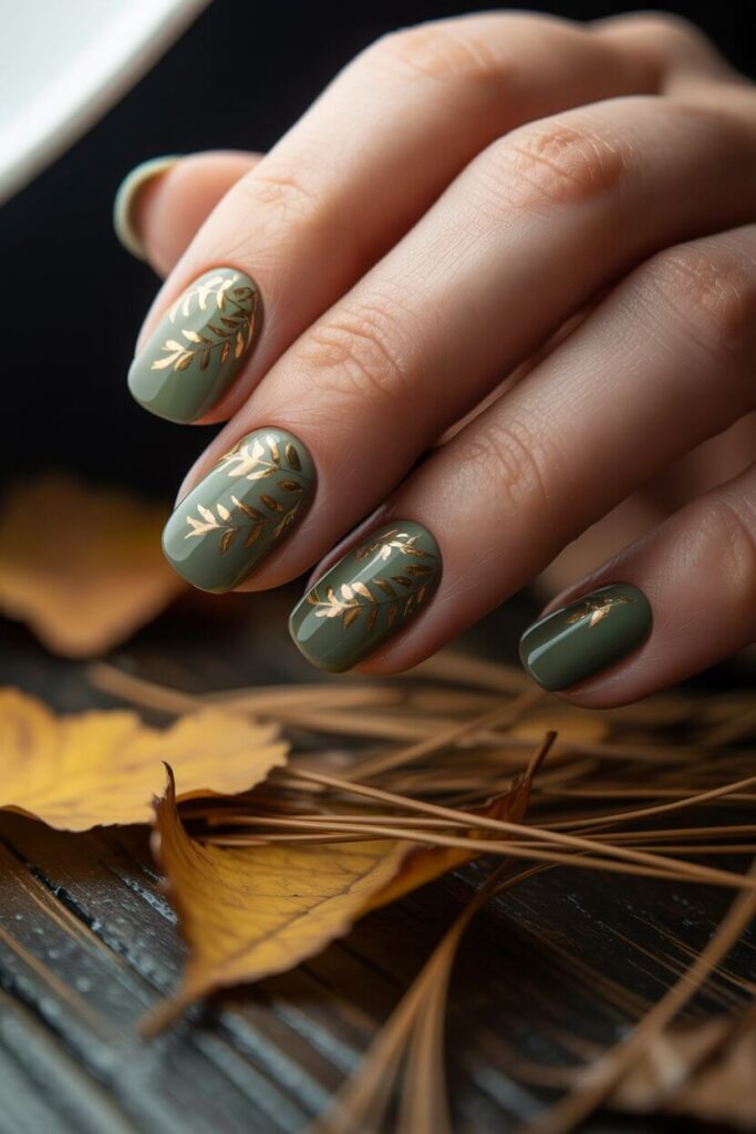Muted Greens for That Fall Forest Vibe 🌲