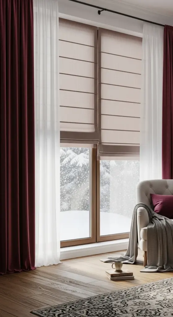 Cozy and Stylish Window Treatments