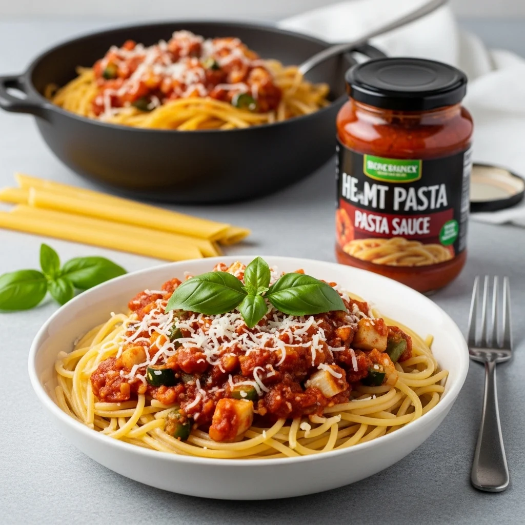 Pasta with Store-Bought Sauce – No Judgement Here