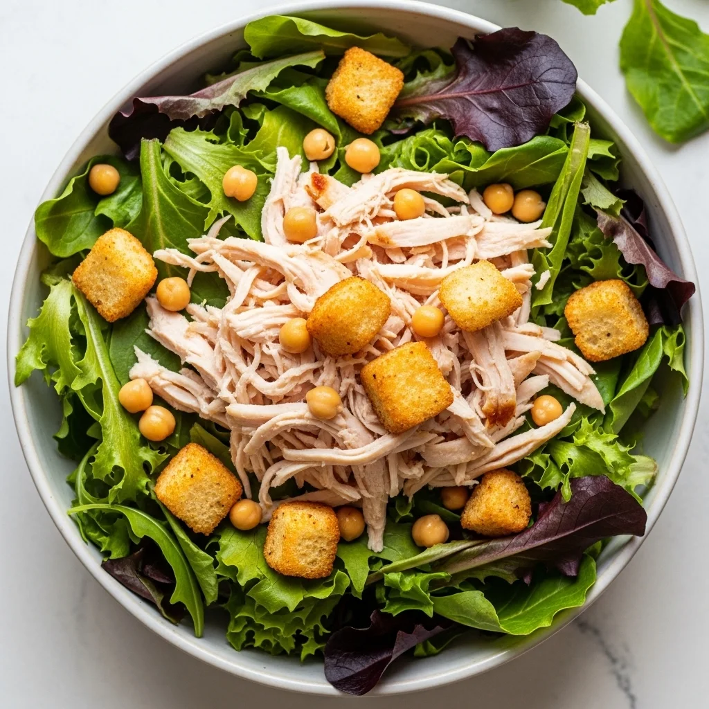 Salad with Rotisserie Chicken: Quick and (Mostly) Healthy