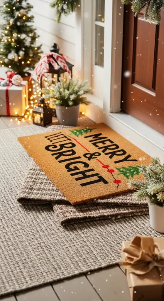 Seasonal Doormats with Personality