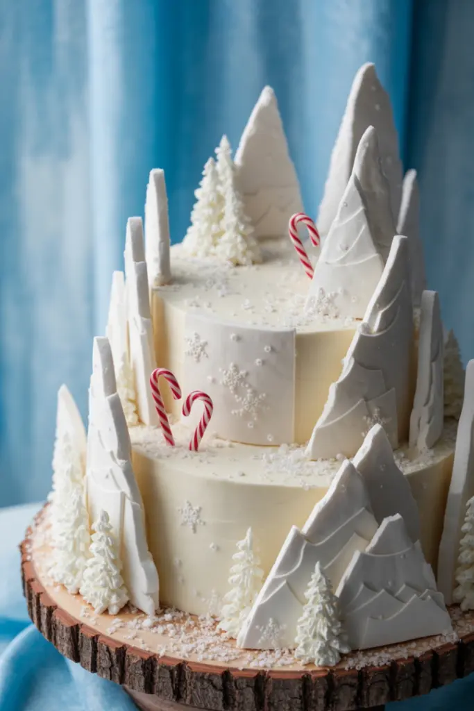 Snowy Mountain Cake