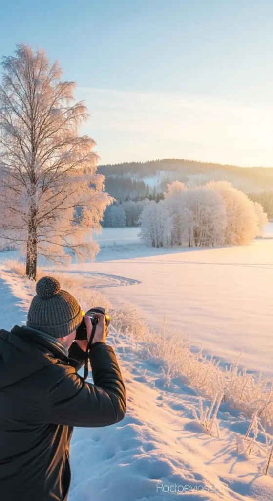 Take Photos of Winter Wonderland 📸