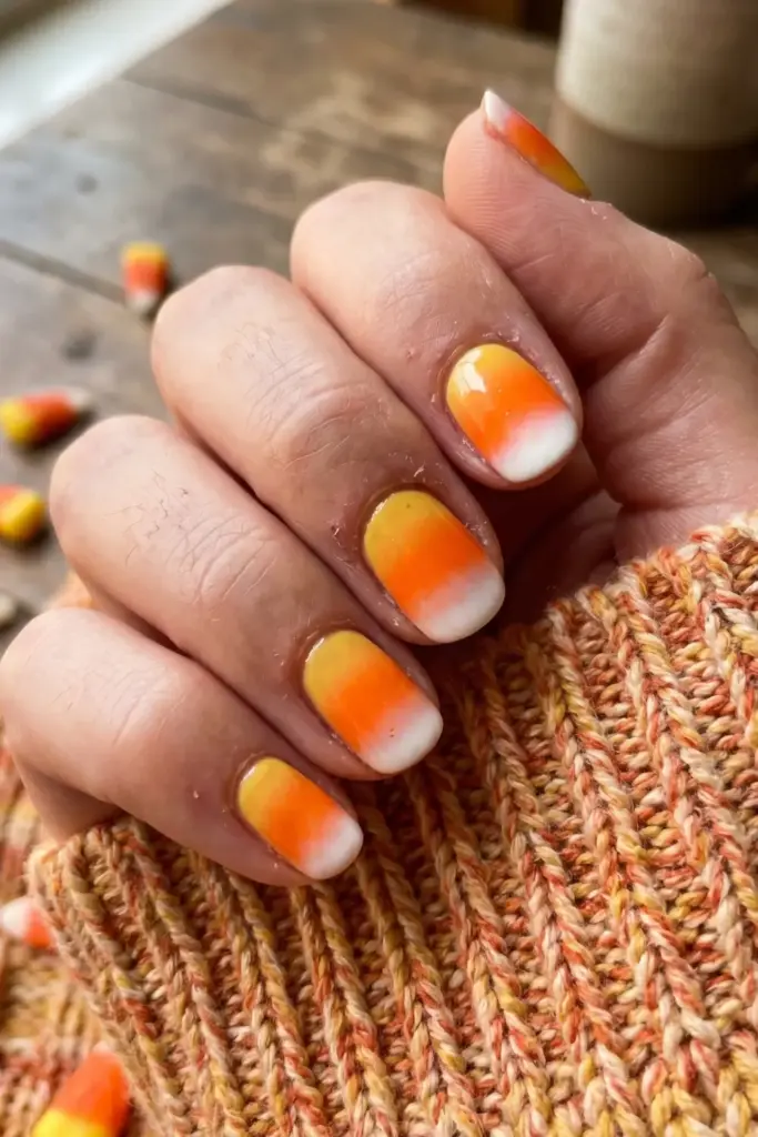 candy-corn-gradient-halloween-nails