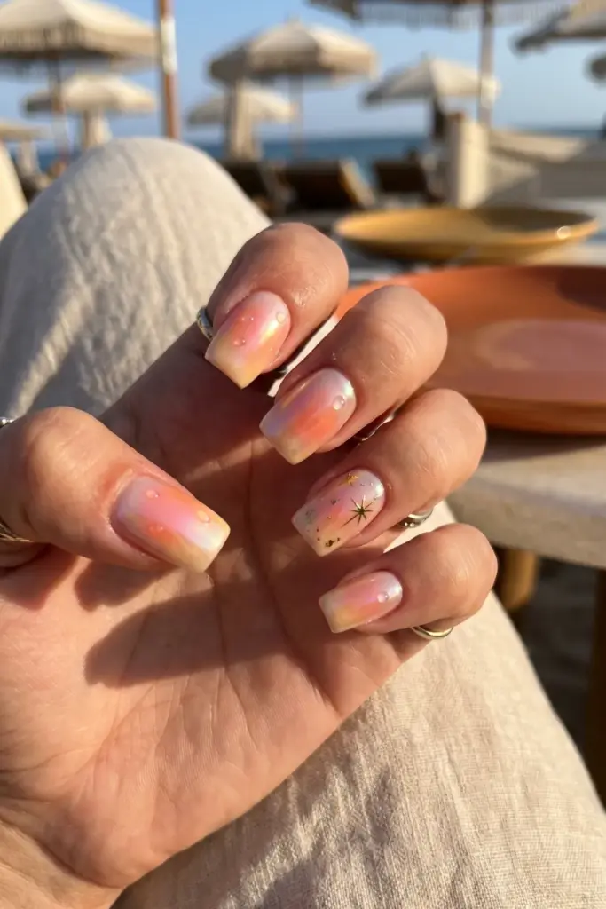 glazed-donut-aura-square-summer-nails