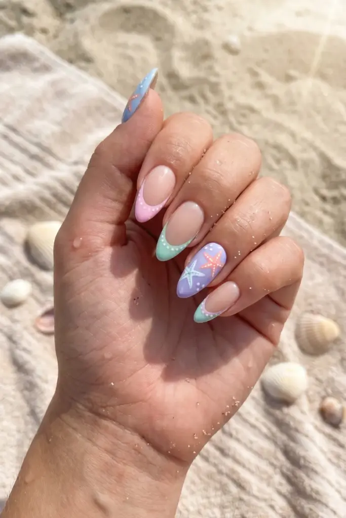 pastel-aesthetic-summer-almond-nails