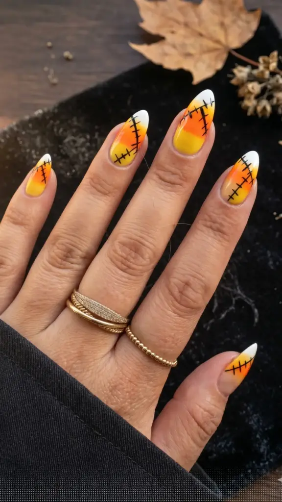 spook-halloween-nail-ideas-black-cat-moon