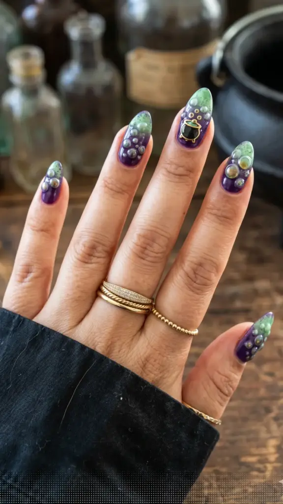 spook-halloween-nail-ideas-witches-cauldron-bubbles