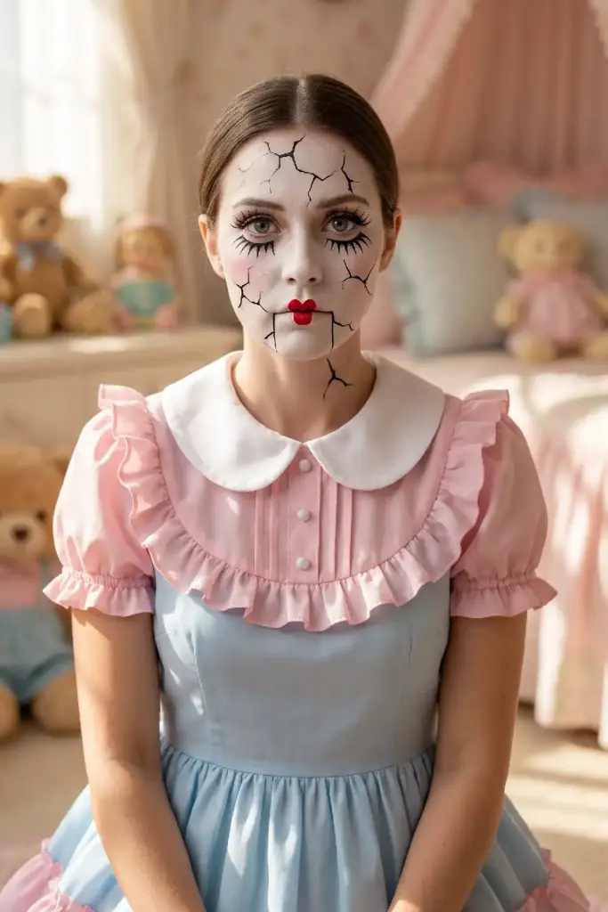 creepy-broken-doll-halloween-costume-woman-close-up-pinterest
